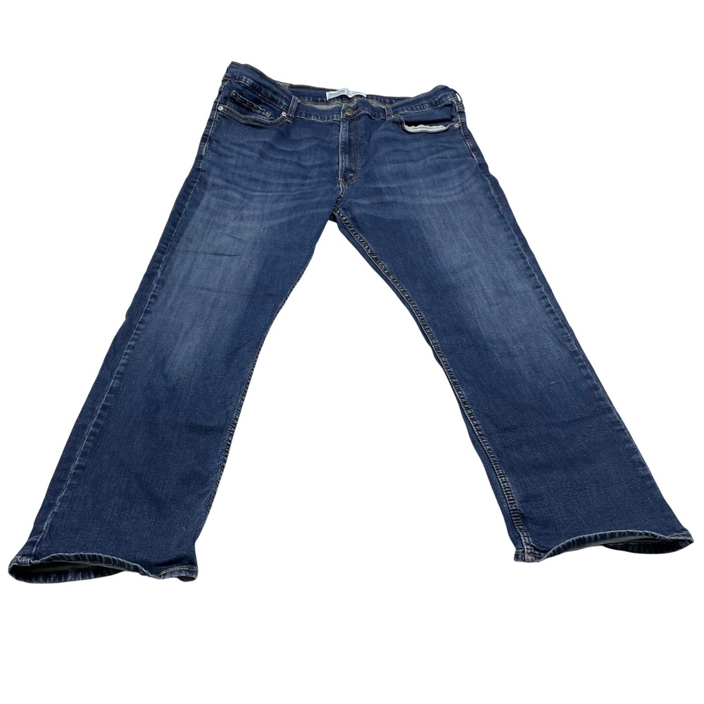 Signature by Levi Strauss Mens Straight Jeans 40x30 Blue Classic Denim‎